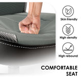 [Grey] Xstriker Kids Gaming Chair with skin-friendly, high-density fabric seat and high rebound cushioning for home office or study use.