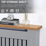 [Small | Grey] Radiator Cover oak top shelf