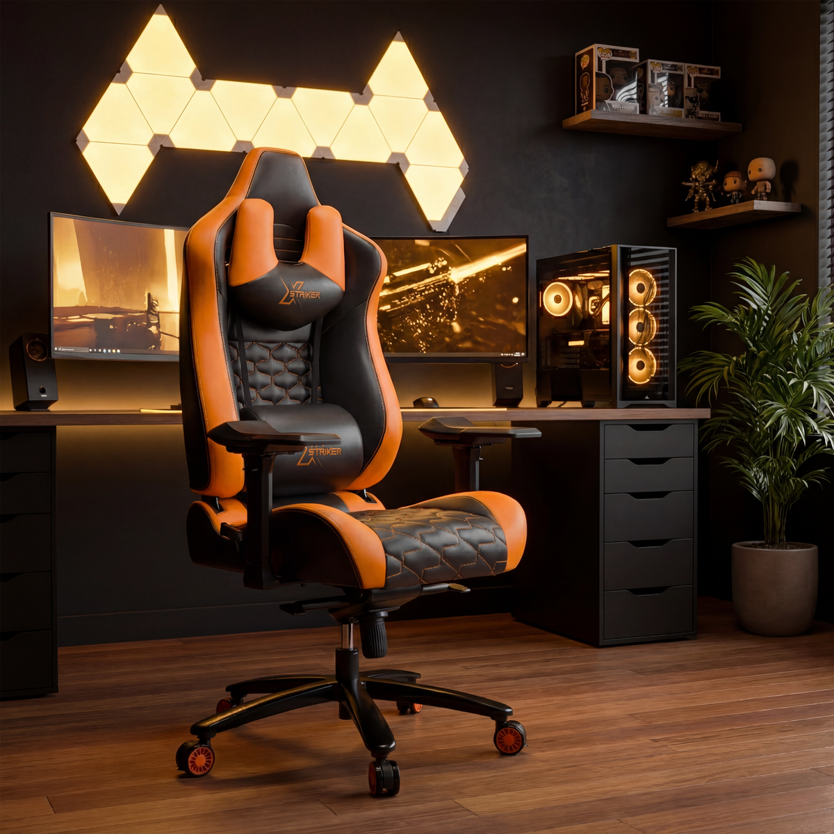 [Black + Orange]