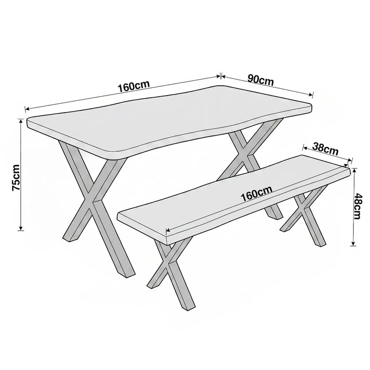 [Light Oak] Product Dimension 